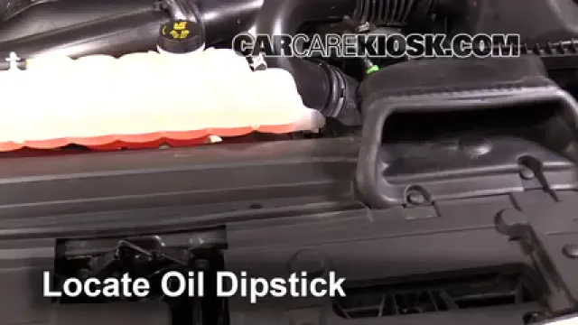 2015 Ford F-150 XLT 3.5L V6 Turbo Crew Cab Pickup Huile Vérifier le niveau de l'huile